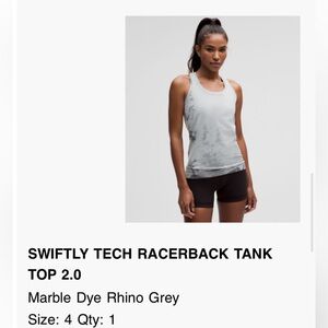 Lululemon Swiftly Tech Racerback Tank Top 2.0
